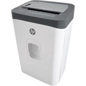 Aktenvernichter HP OneShred Auto 200CC, Sicherheitsstufe P-4, Partikelschnitt 4,3 x 12 mm, 200 Blatt, grau/weiß Aktenvernichter HP OneShred Auto 200CC, Sicherheitsstufe P-4, Partikelschnitt 4,3 x 12 mm, 200 Blatt, grau/weiß