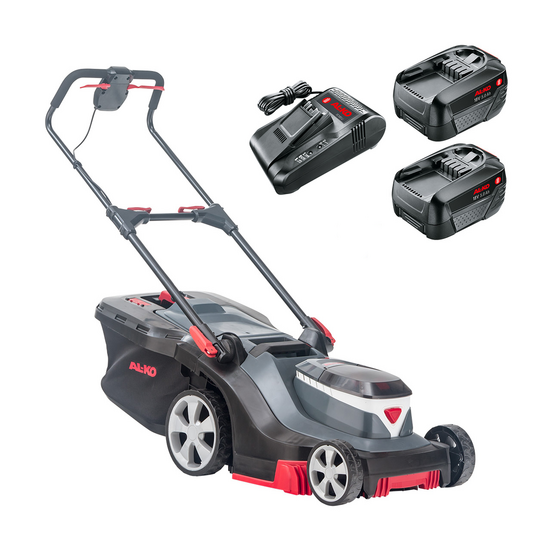 AL-KO 382 Li Premium - Akku-Rasenmäher - Schnittbreite 38 cm - 2x 18V/5,0Ah