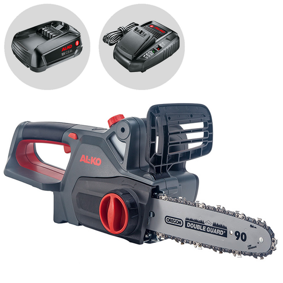 AL-KO Comfort CS 1825 - Akku-Kettensäge 18V/2,5 Ah - Schwert 25 cm
