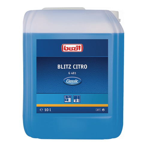 Alkoholreiniger Blitz Citro G 481 10l Kanister BUZIL