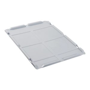 Allit Stülpdeckel PP L600xB400mm grau f.Transportstapelkasten Allit Stülpdeckel PP L600xB400mm grau f.Transportstapelkasten