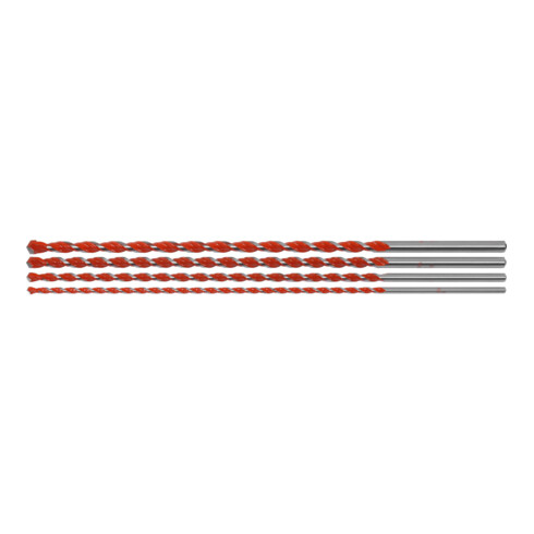 Alpen Hartmetall-Mehrzweckbohrer-Satz lang, Bohrer-⌀: 6-12 mm