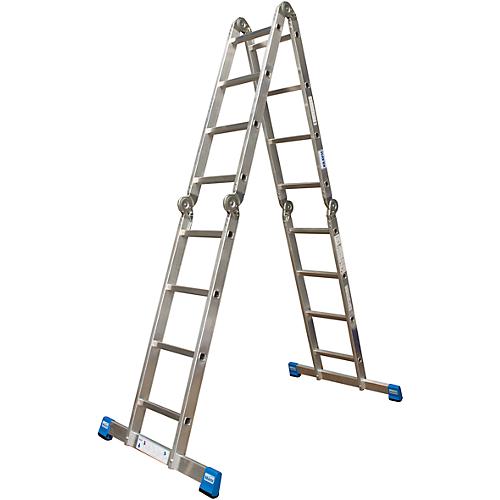 Alu-Gelenk-Universalleiter Stabilo, 4 x 4 Sprossen