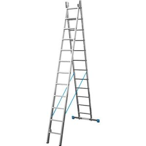 Alu-Mehrzweckleiter, 2×9 Sprossen Alu-Mehrzweckleiter, 2×9 Sprossen