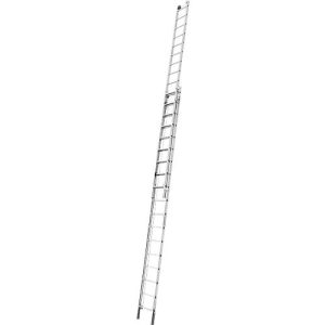 Alu-Seilzugleiter Stabilo, 2teilig, 2×15 Sprossen Alu-Seilzugleiter Stabilo, 2teilig, 2×15 Sprossen