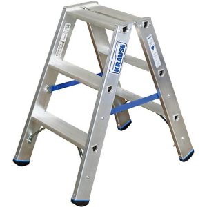 Alu-Stufendoppelleiterr, 2 x 3 Stufen Alu-Stufendoppelleiterr, 2 x 3 Stufen