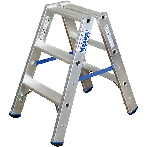 Alu-Stufendoppelleiterr, 2 x 3 Stufen