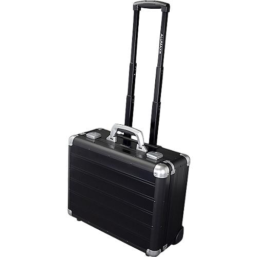 ALUMAXX Business Trolley GALAXY, mit Tragegriff und Rollen, 1 Fach, schwarz
