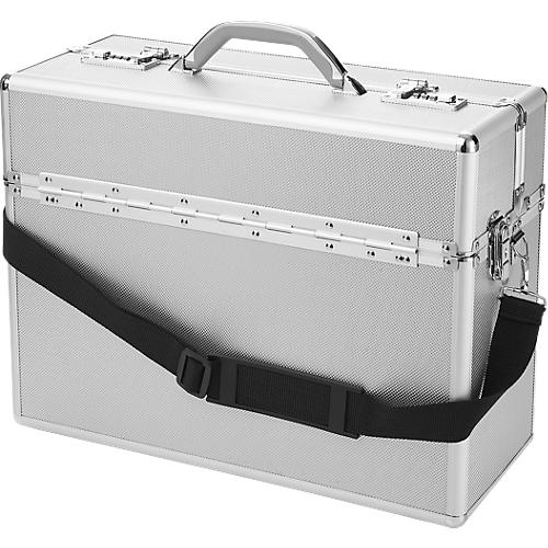 ALUMAXX Pilotenkoffer, mit Tragegriff, 1 Fach, Aluminium, silber