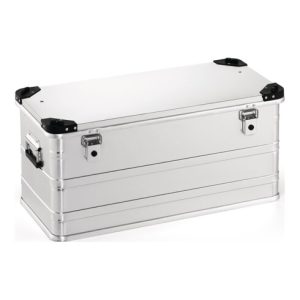 Aluminiumbox L782xB385xH380mm 91l m.Klappverschluss u.Stapelecken Aluminiumbox L782xB385xH380mm 91l m.Klappverschluss u.Stapelecken