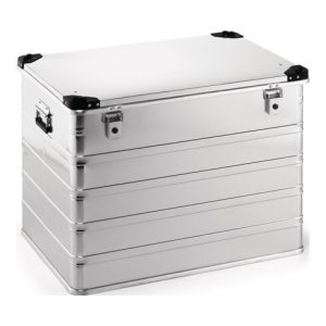 Aluminiumbox L782xB585xH620mm 240l m.Klappverschluss u.Stapelecken Aluminiumbox L782xB585xH620mm 240l m.Klappverschluss u.Stapelecken