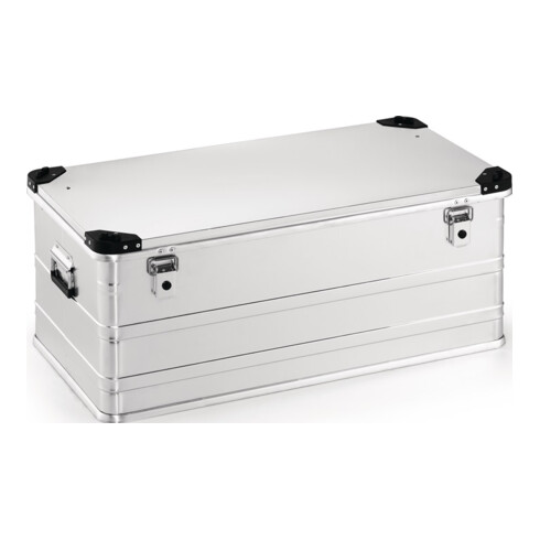 Aluminiumbox L902xB495xH380mm 140l m.Klappverschluss u.Stapelecken