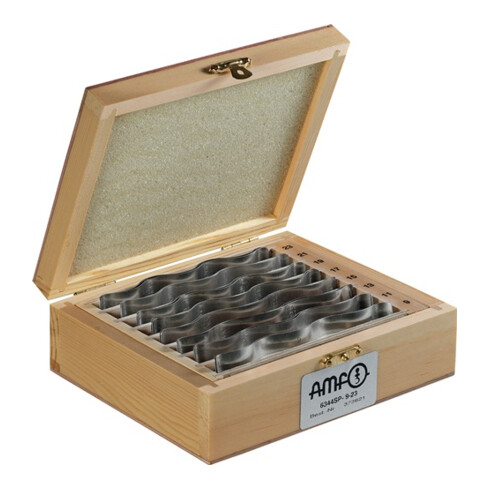 AMF Parallelunterlagen-Satz Nr.6344SP 8 Paar 25-39mm wellenförmig