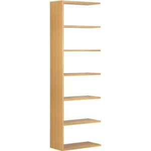 Anbauelement Pombal, für Regal Pombal, 6 Ordnerhöhen, B 740 x T 340 x H 2240 mm, Spanplatte, Wildeiche Anbauelement Pombal, für Regal Pombal, 6 Ordnerhöhen, B 740 x T 340 x H 2240 mm, Spanplatte, Wildeiche