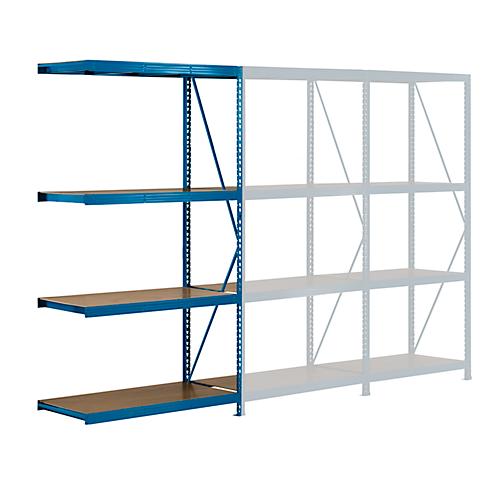 Anbaufeld, Weitspann-Steckregal, 4 Böden, H 2400 x B 1525 x T 600 mm