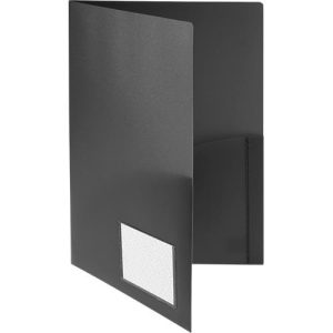 Angebotsmappe FolderSys, A4, 4 Taschen, Visitenkartentasche, Polypropylen, schwarz, 10 Stück Angebotsmappe FolderSys, A4, 4 Taschen, Visitenkartentasche, Polypropylen, schwarz, 10 Stück