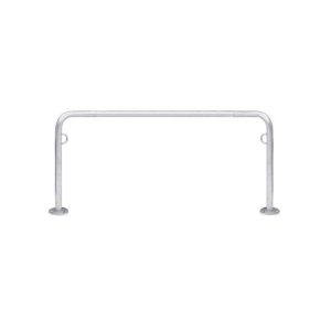 Anlehnbügel WSM, 2-seitig, B 1500 x T 48 x H 800 mm, Stahl verzinkt, zum Aufdübeln Anlehnbügel WSM, 2-seitig, B 1500 x T 48 x H 800 mm, Stahl verzinkt, zum Aufdübeln