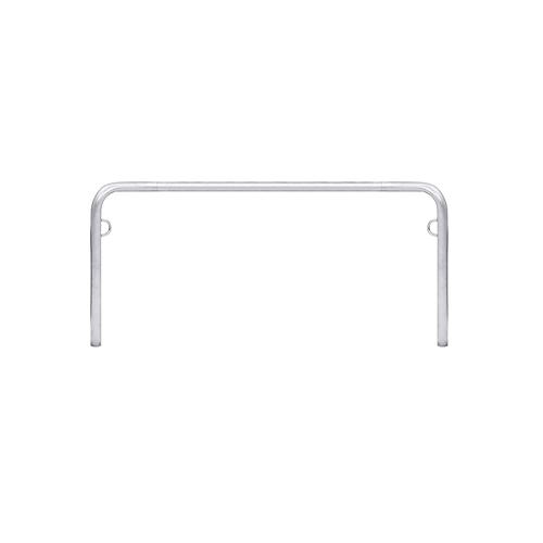 Anlehnbügel WSM, 2-seitig, B 1500 x T 48 x H 800 mm, Stahl verzinkt, zum Einbetonieren