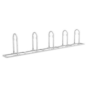 Anlehnparker WSM, 1-seitig, für Reifen bis B 55 mm, B 4250 x T 350 x H 850 mm, Stahl verzinkt, 5 Einstellplätze Anlehnparker WSM, 1-seitig, für Reifen bis B 55 mm, B 4250 x T 350 x H 850 mm, Stahl verzinkt, 5 Einstellplätze