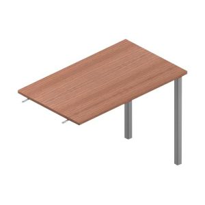 Ansatztisch ARLON-OFFICE, B 1000 x T 600 x H 730 mm, Nuss Canaletto Ansatztisch ARLON-OFFICE, B 1000 x T 600 x H 730 mm, Nuss Canaletto