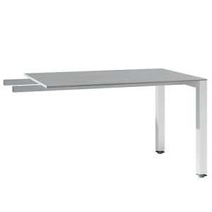 Ansatztisch SOLUS PLAY, Rechteck, B 1200 x T 800 x H 720 – 820 mm, Ceramic grey Ansatztisch SOLUS PLAY, Rechteck, B 1200 x T 800 x H 720 – 820 mm, Ceramic grey