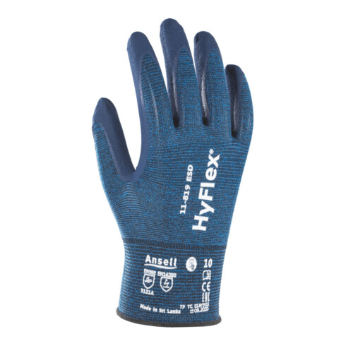 ANSELL Handschuh-Paar HyFlex 11-819 ESD, Handschuhgröße: 7