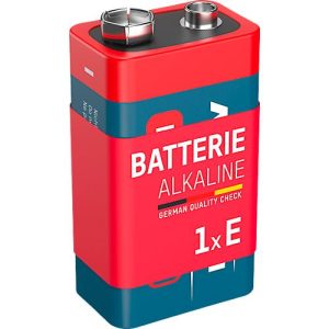 Ansmann Alkaline Block E Batterien, 9 Volt, besonders lange Lebensdauer, 1 Stück Ansmann Alkaline Block E Batterien, 9 Volt, besonders lange Lebensdauer, 1 Stück