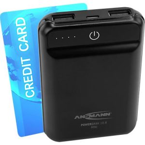 Ansmann Powerbank 10.8 mini, 10000 mAh, 2 x USB-Port, 208 g Ansmann Powerbank 10.8 mini, 10000 mAh, 2 x USB-Port, 208 g