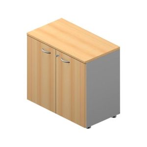 Anstell-Flügeltürenschrank ARLON OFFICE, B 800 x T 450 x H 730 mm, Buche-Dekor Anstell-Flügeltürenschrank ARLON OFFICE, B 800 x T 450 x H 730 mm, Buche-Dekor