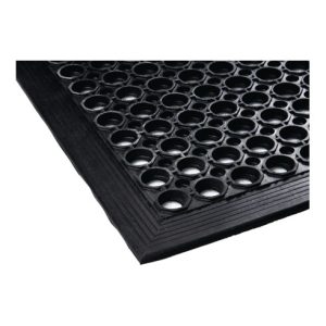 Anti-Ermüdungsmatte B.0,9m L.1,5m D.12mm schwarz NR/SBR o.Gewebeeinlage Anti-Ermüdungsmatte B.0,9m L.1,5m D.12mm schwarz NR/SBR o.Gewebeeinlage