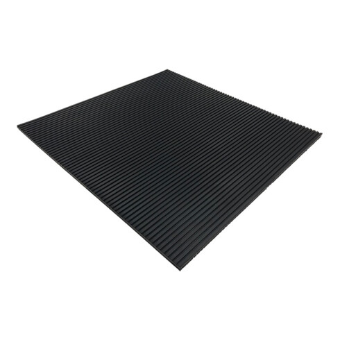 Antivibrationsmatte B.0,5m L.0,5m D.10mm schwarz NR/SBR o.Gewebeeinlage