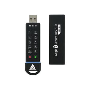 Apricorn Aegis Secure Key 3.0 – USB-Flash-Laufwerk – verschlüsselt – 120 GB – USB 3.0 Apricorn Aegis Secure Key 3.0 – USB-Flash-Laufwerk – verschlüsselt – 120 GB – USB 3.0