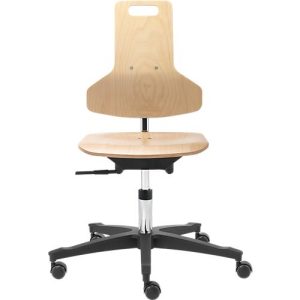 Arbeitsdrehstuhl Industry TEC Profil, Holz, höhenverstellbar, ohne Armlehnen Arbeitsdrehstuhl Industry TEC Profil, Holz, höhenverstellbar, ohne Armlehnen