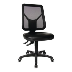 Arbeitsdrehstuhl TEC 80 C Bodengleiter+Fußring Polyurethanschaum schwarz Arbeitsdrehstuhl TEC 80 C Bodengleiter+Fußring Polyurethanschaum schwarz