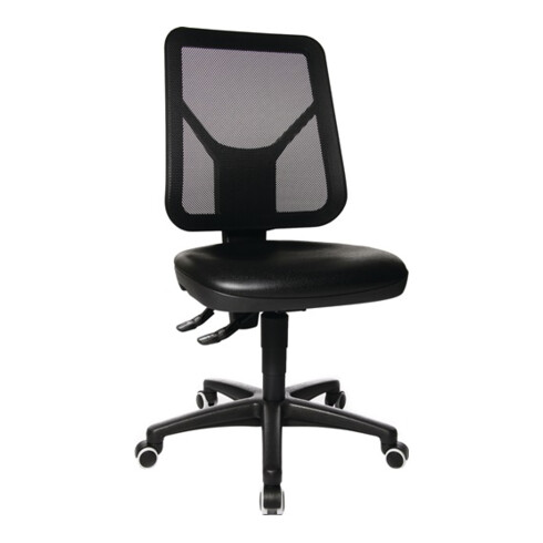 Arbeitsdrehstuhl TEC 80 Rl.Polyurethanschaum schwarz
