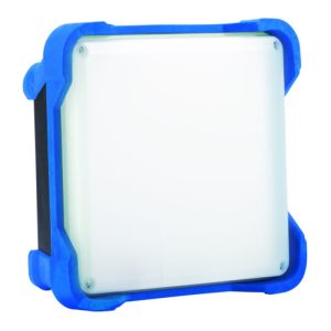 Arbeitsleuchte HEDI LEDCube, blau/schwarz, 35 Watt, IP44 Arbeitsleuchte HEDI LEDCube, blau/schwarz, 35 Watt, IP44