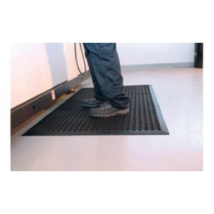 Arbeitsplatzbodenbelag Fertigmatte L1500xB900xS10mm schwarz Gum.Rampmat Arbeitsplatzbodenbelag Fertigmatte L1500xB900xS10mm schwarz Gum.Rampmat