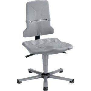 Arbeitsstuhl bimos SINTEC, Permanentkontakt, Orthositz, ohne Armlehnen & Polsterung, mit Gleitern Arbeitsstuhl bimos SINTEC, Permanentkontakt, Orthositz, ohne Armlehnen & Polsterung, mit Gleitern
