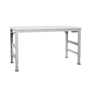 Arbeitstisch Ergo, Elektro-Hydraulik, Platte Kunststoff, 1750 x 800 mm, alusilber Arbeitstisch Ergo, Elektro-Hydraulik, Platte Kunststoff, 1750 x 800 mm, alusilber