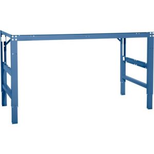 Arbeitstisch Ergo, Elektro-Hydraulik, Platte Kunststoff, 2000 x 800 mm, brillantblau Arbeitstisch Ergo, Elektro-Hydraulik, Platte Kunststoff, 2000 x 800 mm, brillantblau