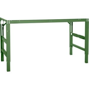 Arbeitstisch Ergo, Elektro-Hydraulik, Platte Melamin, 1250 x 800 mm, resedagrün Arbeitstisch Ergo, Elektro-Hydraulik, Platte Melamin, 1250 x 800 mm, resedagrün