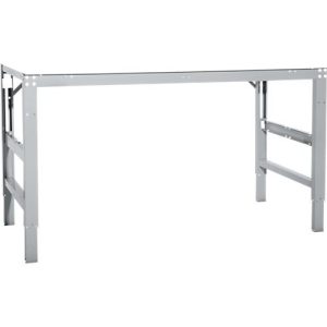 Arbeitstisch Ergo, Elektro-Hydraulik, Platte PVC Dekor, 1750 x 800 mm, alusilber Arbeitstisch Ergo, Elektro-Hydraulik, Platte PVC Dekor, 1750 x 800 mm, alusilber