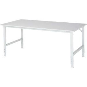Arbeitstisch, Melamin-Platte, B 2000 x T 1000 x H 760-1080 mm Arbeitstisch, Melamin-Platte, B 2000 x T 1000 x H 760-1080 mm