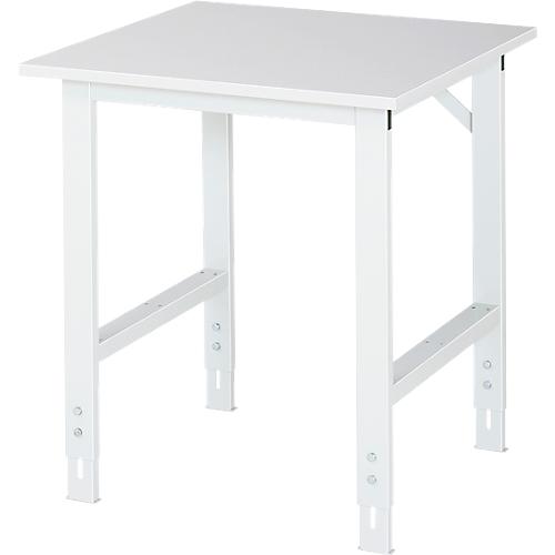 Arbeitstisch, Melamin-Platte, B 750 x T 800 x H 760-1080 mm
