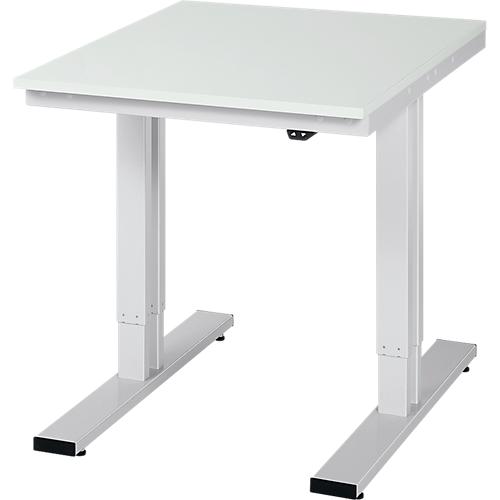 Arbeitstisch Serie adlatus 300, Melamin-Platte, B 750 x T 1000 x H 720 - 1120 mm