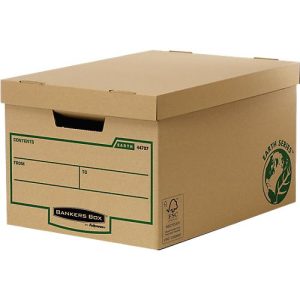 Archivbox Bankers Box® Earth, passend für 5 Archivschachteln, 100 % Recycling-Karton, 10 Stück