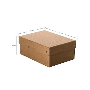 Archivbox Falken PureBox Nature A5, für bis zu 1250 Blatt, mit Beschriftungsfeld, L 250 x B 180 x Füllhöhe 100 mm, FSC®-Pappe, braun