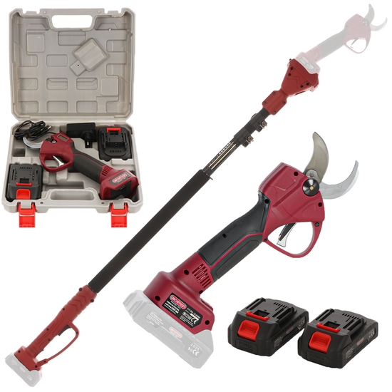 Archman FE07-40A - Akku-Baumschere + Teleskopstange 180-240 cm - 2x 21V 2Ah - Ø 40 mm