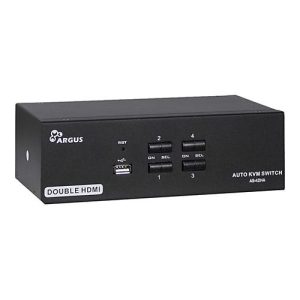 Argus KVM AS-42HA – KVM-/Audio-Switch – 4 Anschlüsse Argus KVM AS-42HA – KVM-/Audio-Switch – 4 Anschlüsse