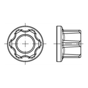 ART 13024 Leichtbaumutter 10 M 16 x 1,5 flZnnc-L flZn S ART 13024 Leichtbaumutter 10 M 16 x 1,5 flZnnc-L flZn S